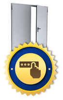 Противопожарные двери с кодовым замком