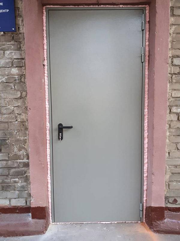 Однопольная противопожарная дверь Однопольная противопожарная дверь