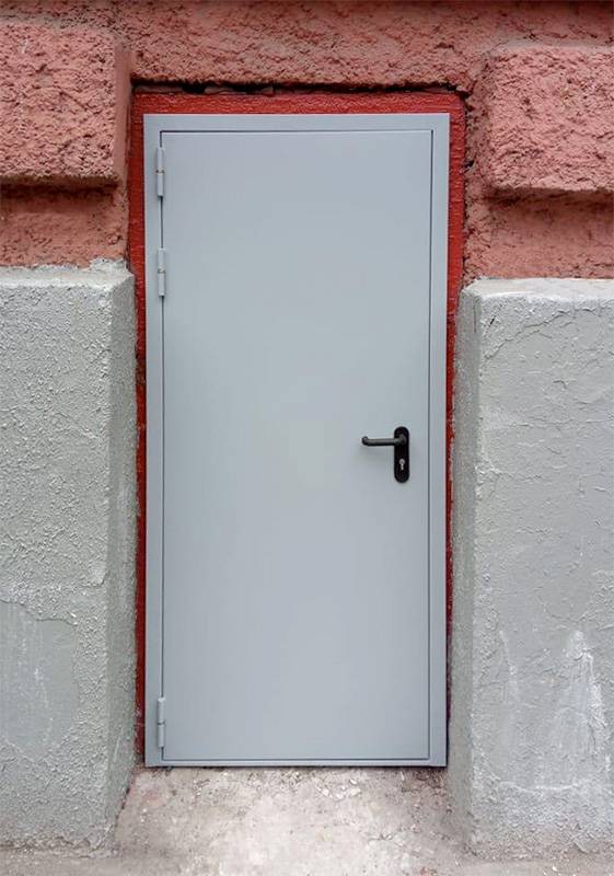 Одностворчатая пожаростойкая дверь (ул. 3-я Фрунзенская)