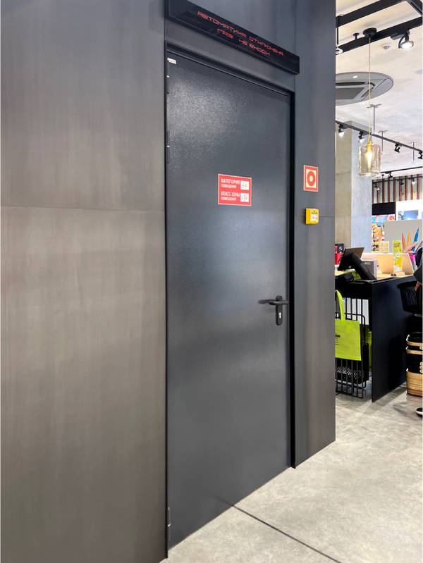 Противопожарная дверь с окрасом по RAL Противопожарная дверь с окрасом по RAL