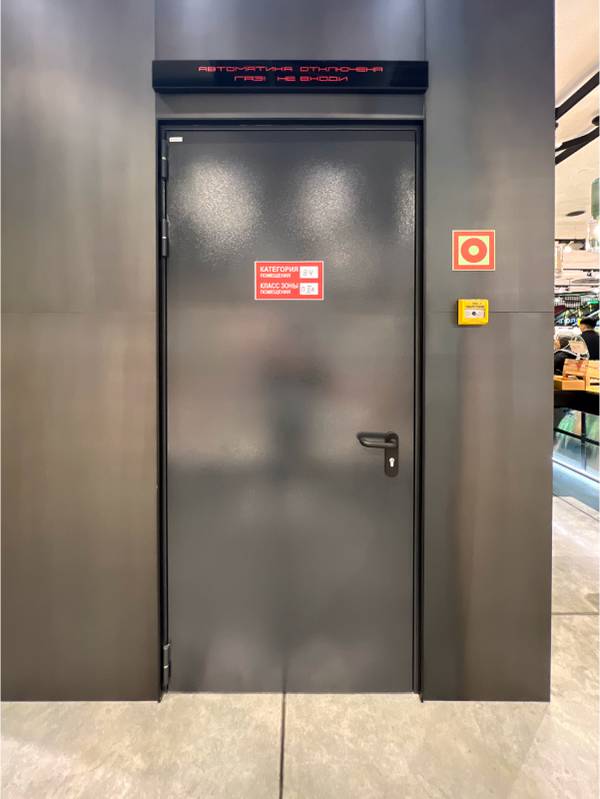 Противопожарная дверь с окрасом по RAL Противопожарная дверь с окрасом по RAL