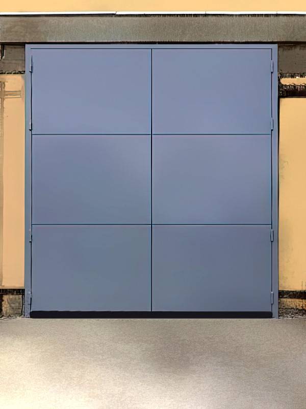 Ворота 4×4 метра, фото с улицы (г. Балашиха) Ворота 4×4 метра, фото с улицы (г. Балашиха)